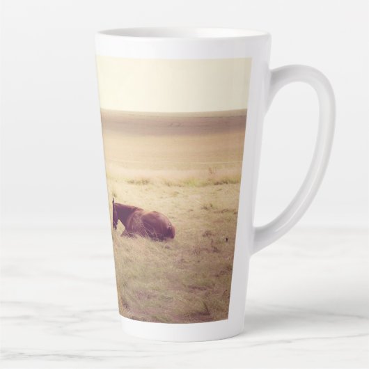 Horses on pasture milchtasse (Rechts)