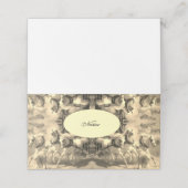 Horses –Pferde – Namen Platzkarte (Außenseite Aufgefaltet)