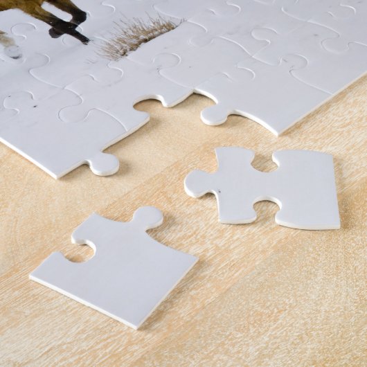 Horses Running in Snow Puzzle (Seite)