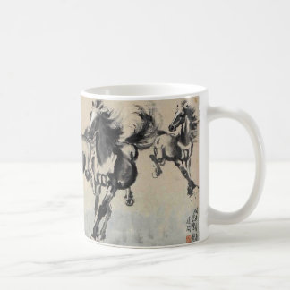 Horses running kaffeetasse