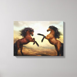 Horses | Zazzle_Growshop. Leinwanddruck