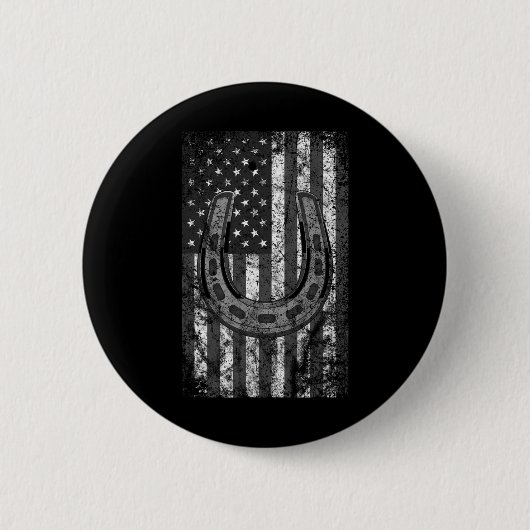 Horsescute Ss Niedlich Ss American Flag USA for Button (Vorderseite)