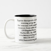 Horsesensing Coffee Mugs Zweifarbige Tasse (Links)