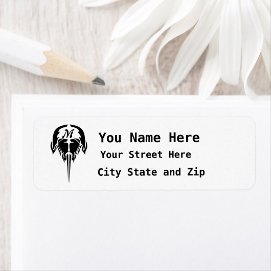 Horseshobkrabbe im Stil der Tribal Tattoo (Insitu)