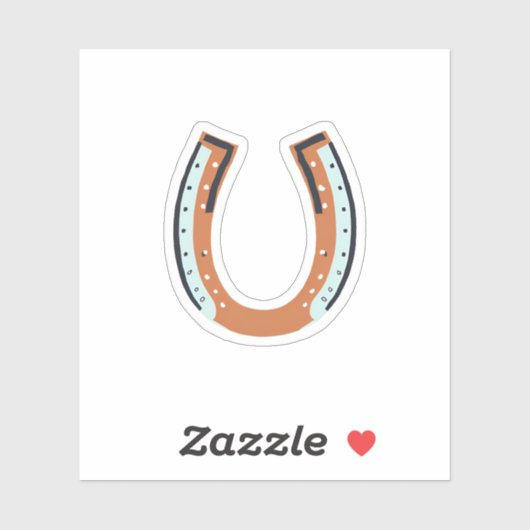 Horseshoe Aufkleber (Blatt)