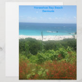 Horseshoe Bay Beach, Bermuda Briefbogen (Vorne/Hinten)