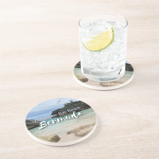 Horseshoe Bay Beach Bermuda Getränkeuntersetzer (Seite)