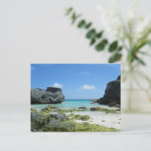 Horseshoe Bay Beach Rocks Postkarte (Stehend Vorderseite)