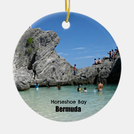 Horseshoe Bay, Bermuda Keramikornament (Vorne)