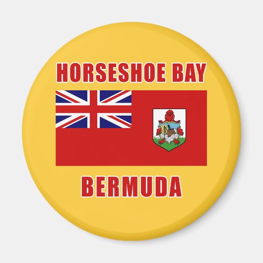 HORSESHOE BAY Bermuda Tshirts, Geschenke Magnet (Vorne)
