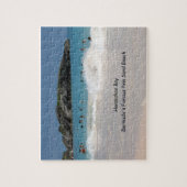 Horseshoe Bay, Bermudas berühmter Sandstrand in Ro Puzzle (Vertikal)