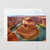 Horseshoe Bend, Arizona Foto Postkarte (Vorne/Hinten)