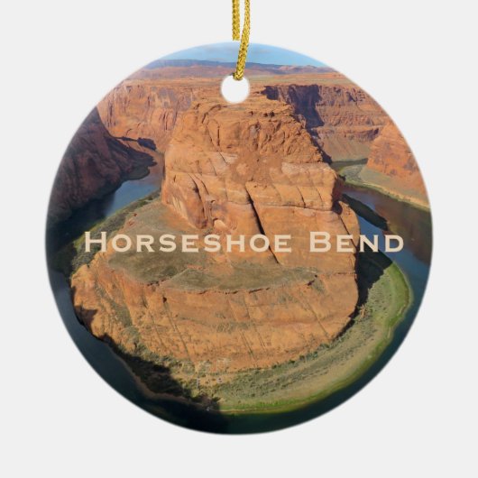 Horseshoe Bend Arizona Keramik Ornament (Vorne)