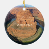Horseshoe Bend Arizona Keramik Ornament (Hinten)
