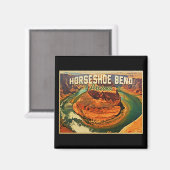 Horseshoe Bend Arizona Magnet (Vorderseite/Rückseite)