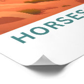 Horseshoe Bend Arizona Poster (Ecke)