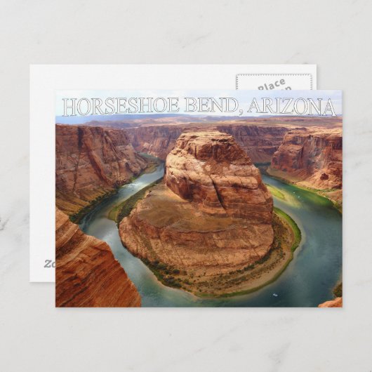 Horseshoe Bend Arizona Postkarte (Vorne/Hinten)