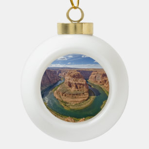 Horseshoe Bend, Arizona, USA Keramik Kugel-Ornament