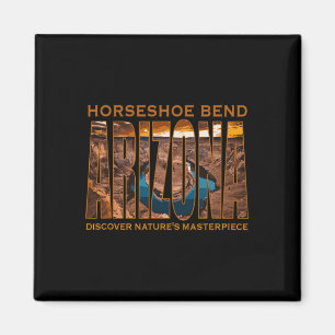 Horseshoe Bend Arizona Wüstenwanderung Rv Reise Fa Magnet