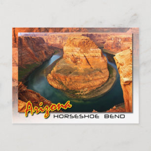 Horseshoe Bend bei Page, Arizona Postkarte