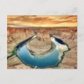 Horseshoe Bend Caynon Postkarte (Vorderseite)