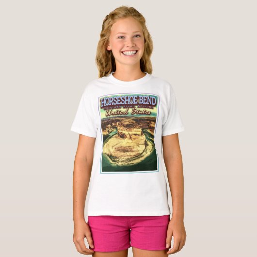 HORSESHOE BEND - COLORADO RIVER - ARIZONA USA T-Shirt (Vorne ganz)