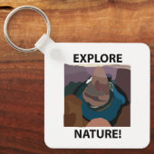 Horseshoe Bend Entdecken Sie die Natur Horseshoe B Schlüsselanhänger (Vorderseite)