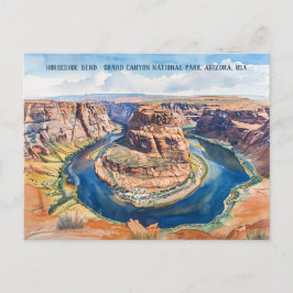 Horseshoe Bend Grand Canyon Nationalpark Postkarte