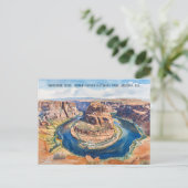 Horseshoe Bend Grand Canyon Nationalpark Postkarte (Stehend Vorderseite)