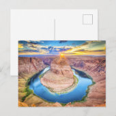Horseshoe Bend, Page, Arizona Postkarte (Vorne/Hinten)