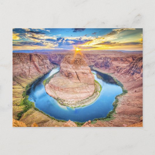 Horseshoe Bend, Page, Arizona Postkarte (Vorderseite)
