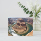 Horseshoe Bend Postkarte (Stehend Vorderseite)