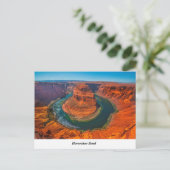 Horseshoe Bend Postkarte (Stehend Vorderseite)