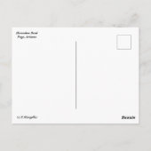 Horseshoe Bend Postkarte (Rückseite)