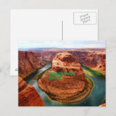 Horseshoe Bend Postkarte (Vorne/Hinten)