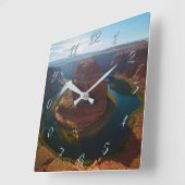 Horseshoe bend quadratische wanduhr (Winkel)
