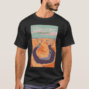 Horseshoe Bend Reise Kunst Vintage T-Shirt