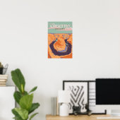 Horseshoe Bend Travel Art Vintag Poster (Heimbüro)