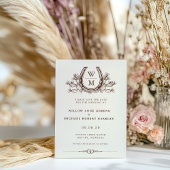 Horseshoe Cactus Western Foto Hochzeit Postkarte