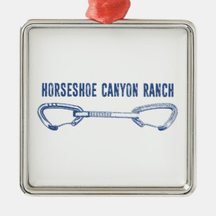 Horseshoe Canyon Ranch Arkansas Klettern Quickdraw Ornament Aus Metall