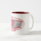 Horseshoe Canyon Ranch Arkansas Klettersteig Carab Zweifarbige Tasse (VorderseiteRechts)