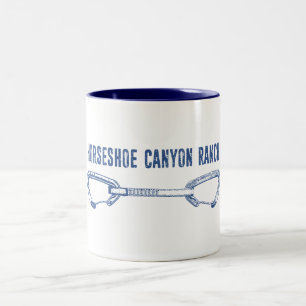 Horseshoe Canyon Ranch Arkansas Klettersteig Zweifarbige Tasse