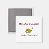 Horseshoe Crab Addict Magnet (Vorderseite/Rückseite)