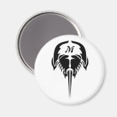 Horseshoe Crab im Stil der Tribal Tattoo Magnet (Vorderseite/Rückseite)