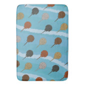 Horseshoe Crab Ocean Waves Badematte (Vorderseite Vertikal)