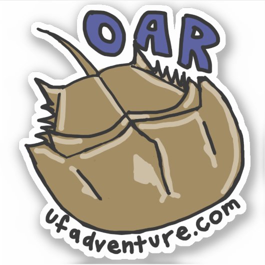 Horseshoe Crab Sticker (Vorderseite)