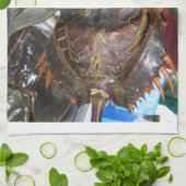 Horseshoe Crab ... Thai Asian Street Food Handtuch (Gefaltet)