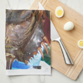 Horseshoe Crab ... Thai Asian Street Food Handtuch (Viertel Falte)