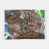 Horseshoe Crab ... Thai Asian Street Food Handtuch (Horizontal)