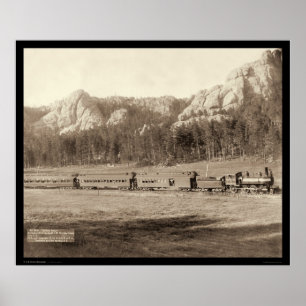 Horseshoe Curve bei Custer City SD 1891 Poster